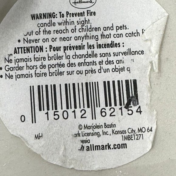 Hallmark Ceramic Jar Candle Shade Topper Floral & Butterflies Marjolein Bastin - Picture 10 of 10